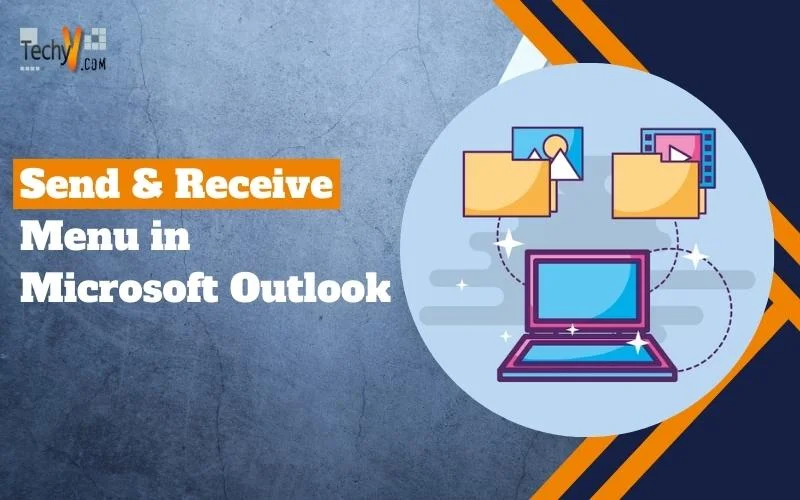 Send & Receive Menu in Microsoft Outlook