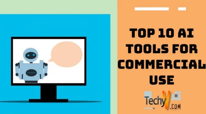 Top 10 AI Tools For Commercial Use