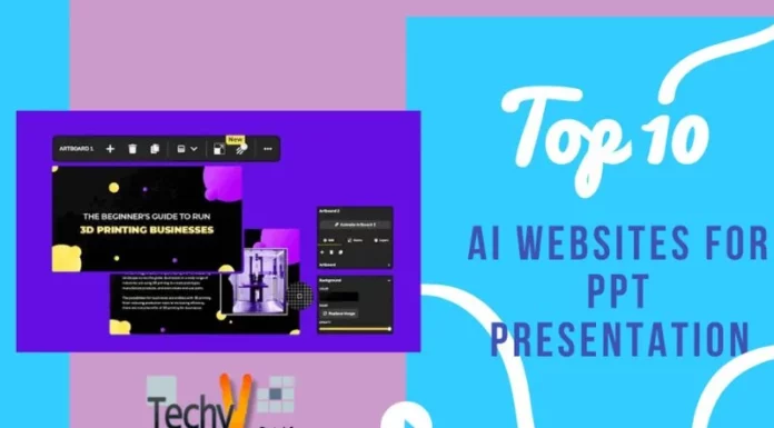 Top 10 AI Websites For PPT Presentation