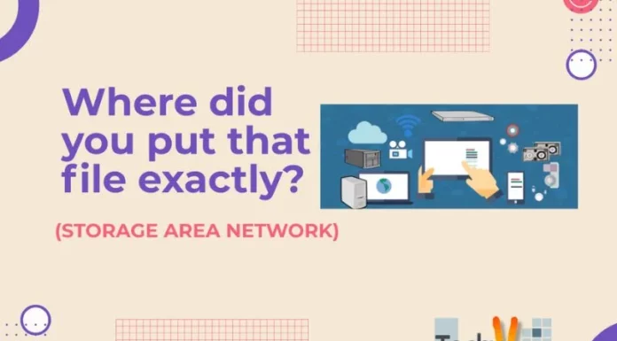 Where did you put that file exactly? (Storage Area Network)