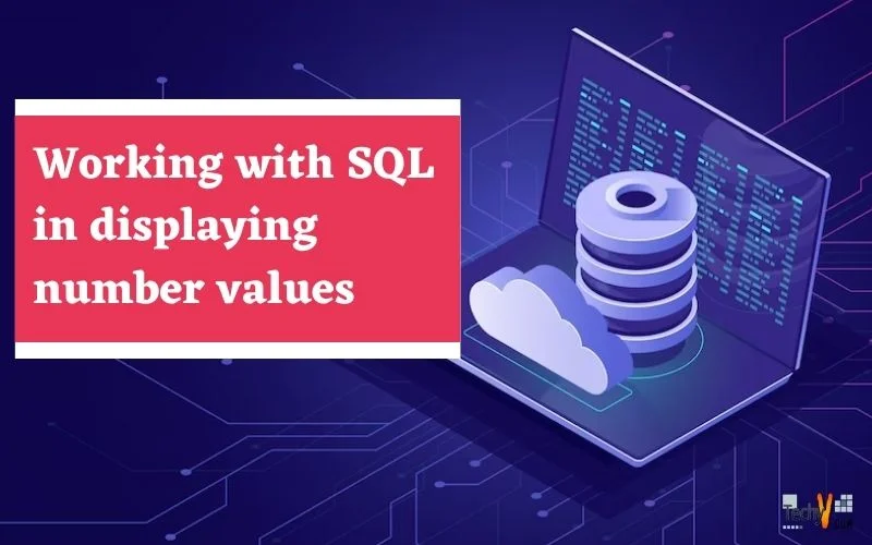 Working with SQL in displaying number values