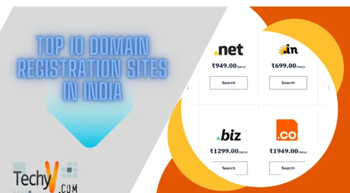 Top 10 Domain Registration Sites In India