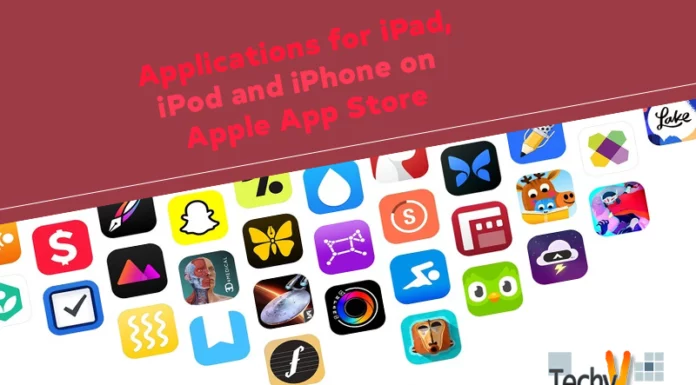 Applications for iPad, iPod and iPhone on Apple App Store