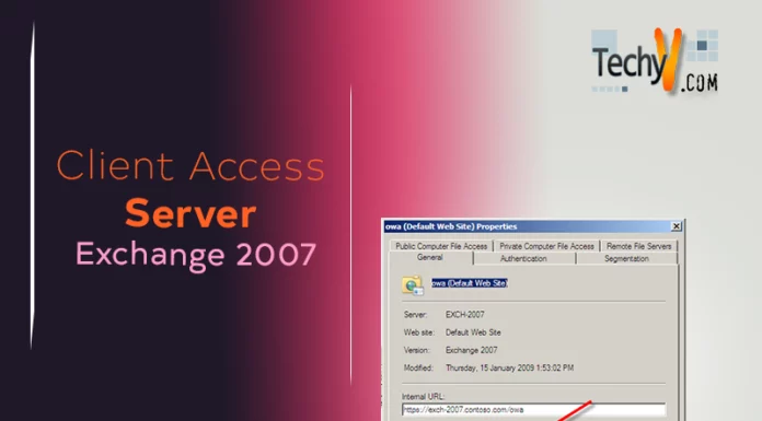 Client Access Server Exchange 2007
