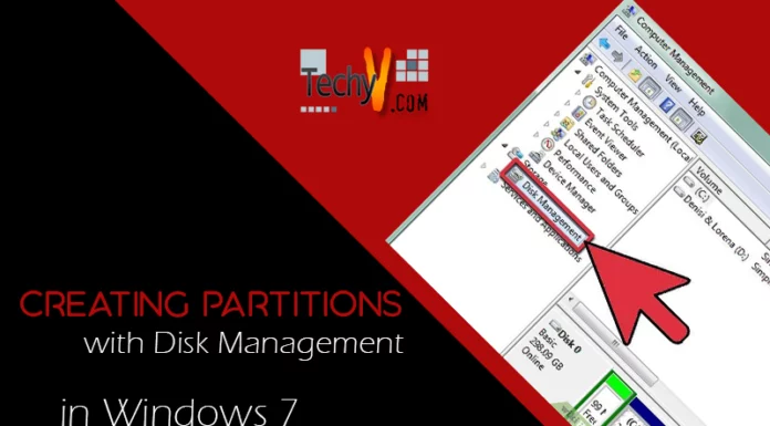 Creating Partitions with Disk Management in Windows 7