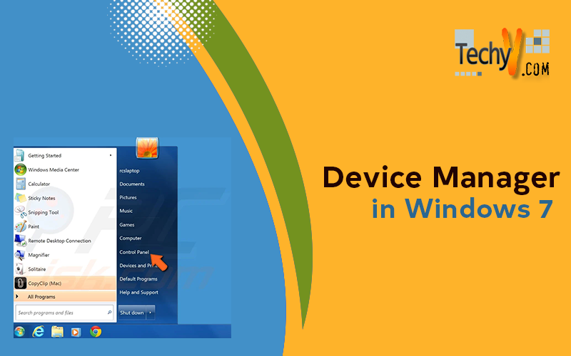 Device Manager in Windows 7