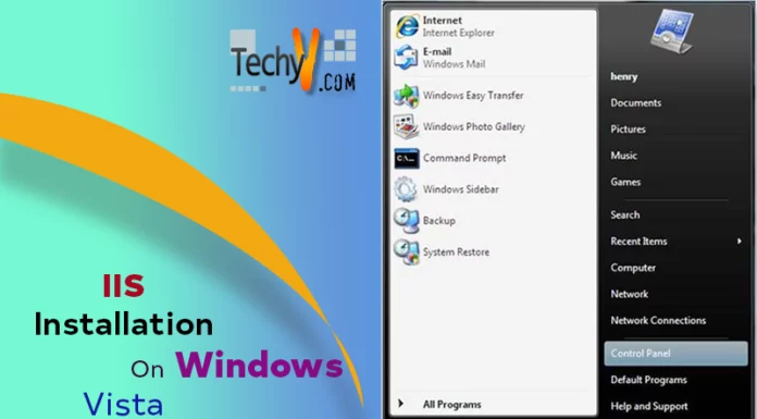 IIS Installation On Windows Vista