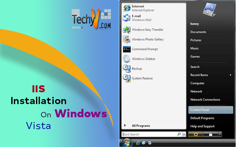 IIS Installation On Windows Vista