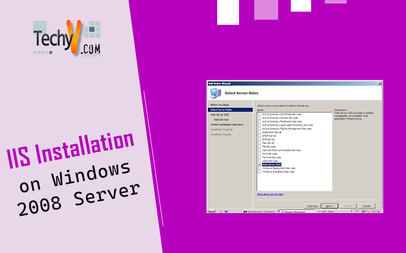 IIS Installation on Windows 2008 Server