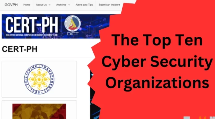 The Top Ten Cyber Security Organizations