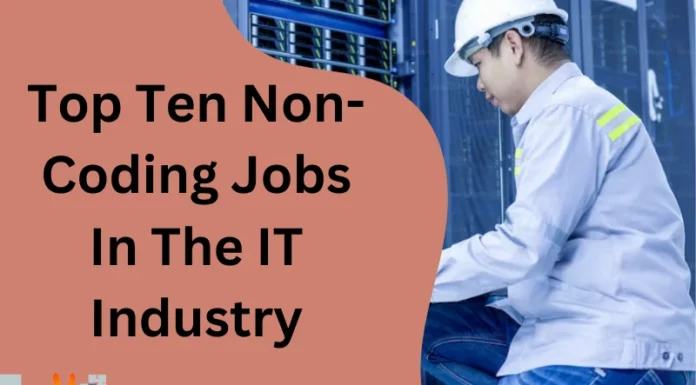 Top Ten Non-Coding Jobs In The IT Industry