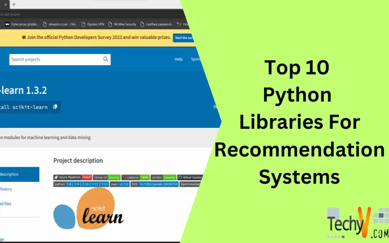 Top 10 Python Libraries For Recommendation Systems
