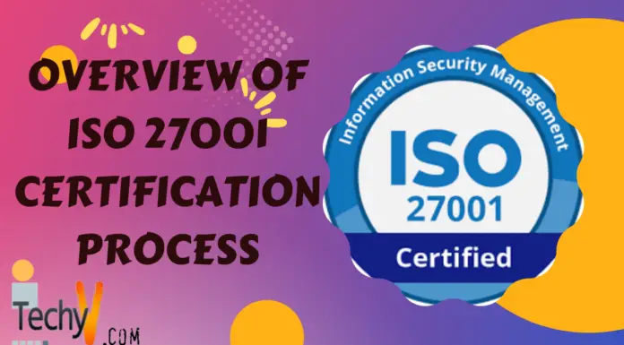 Overview Of ISO 27001 Certification Process