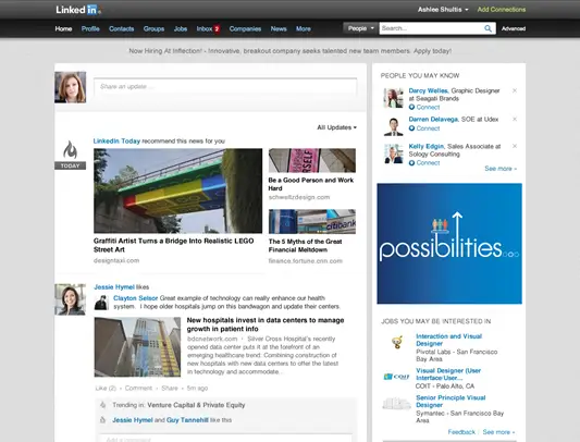 LinkedIn introduces new and better homepage