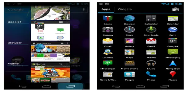 Android 4 Features and Interface