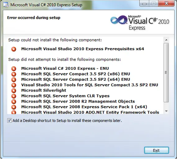 sql server compact 3.5 sp2 error