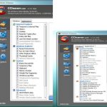 Properly user interface of CCleaner 3.16