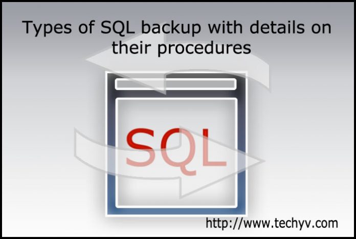 Types of SQL backup with details on their procedures - Techyv.com