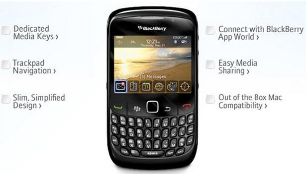shazam pour blackberry curve 8520