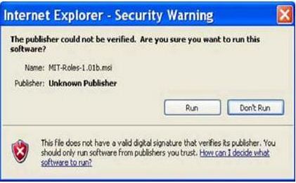 internet explorer-security warning-publisher cannot be verified