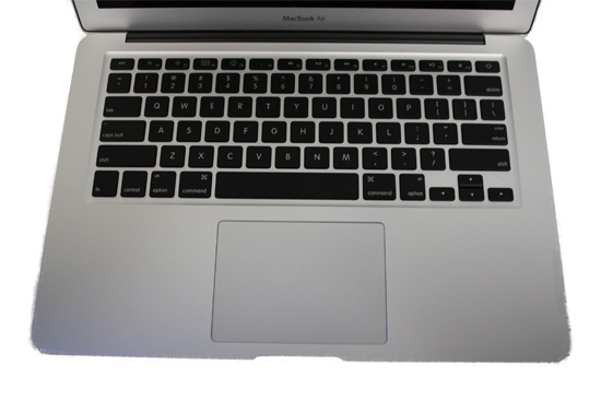 Description: Apple MacBook Air 13-inch keyboard and trackpad