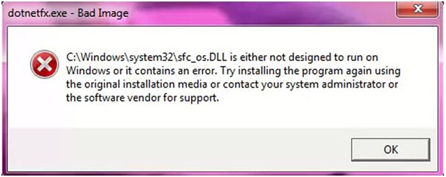 dotnetfx.exe - Bad Image