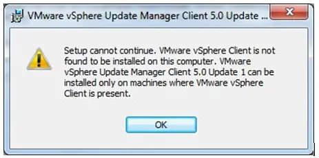 VMware vSphere update manager