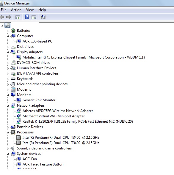 check your drivers by going to Device Manager