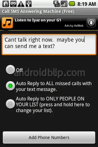 Android tips: Answer call with a text