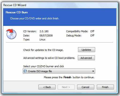 Create ISO image File