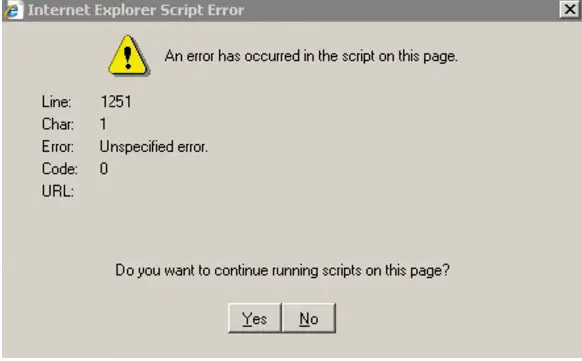 An error has occurred in the script on this page.