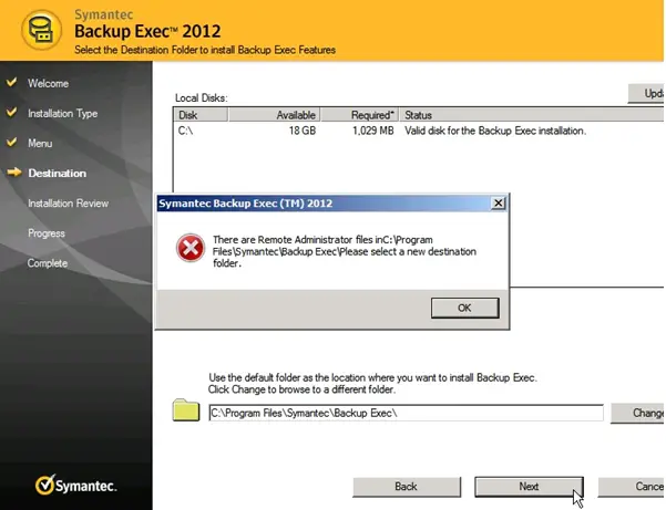 Symantec Backup