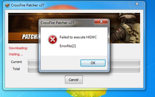 crossfire europe failed to download patch file