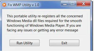 Fix WMP Utility 1.0