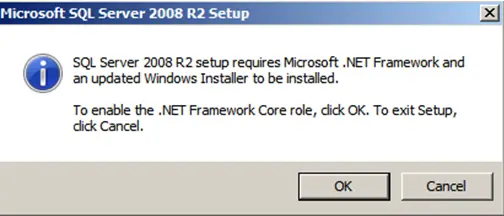 Microsoft SQL server 2008 R2 setup