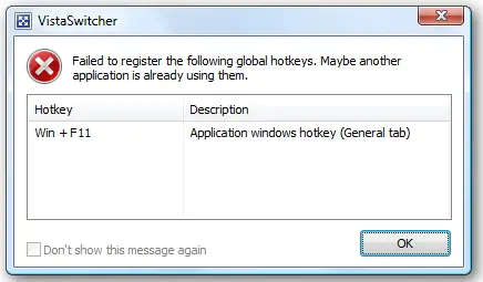 Application Windows Hotkey