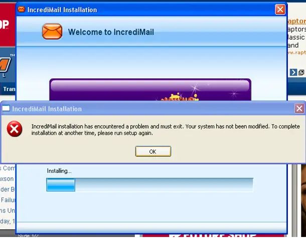 Incredimail Installation
