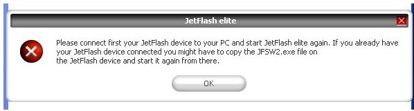 Guide advises me to copy "JFSW.exe" to JetFlash