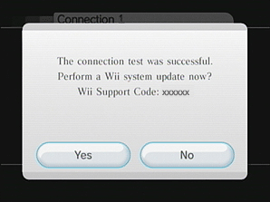wii connection test console