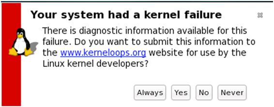 kernel error