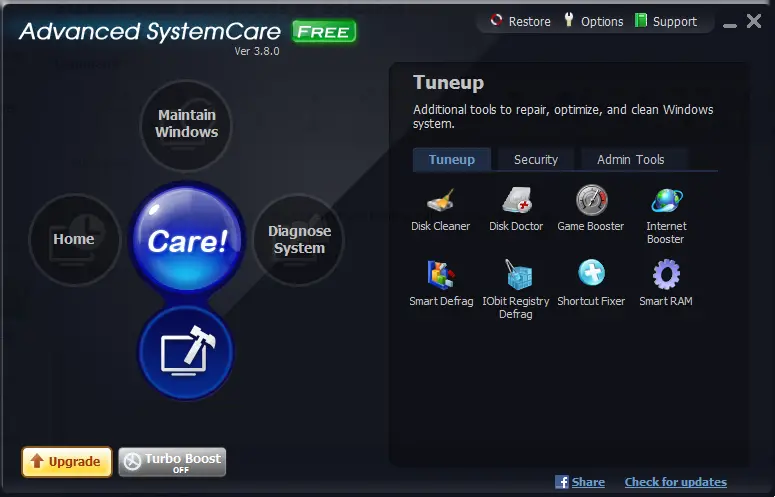 Advanced system care