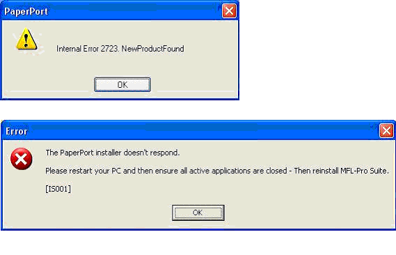 paperport error