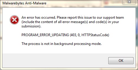 An error has occurred. Please report this issue to our support team (include the content of all error message(s) and code(s) in your submission).