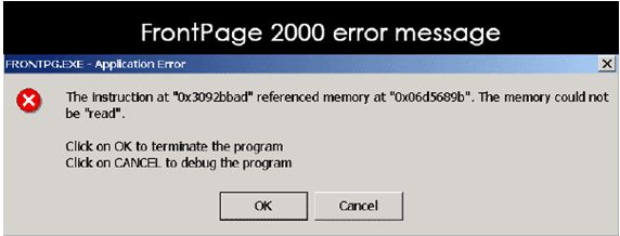 The instruction at "0x3092bbad" referenced memory at "0x06d5689b"