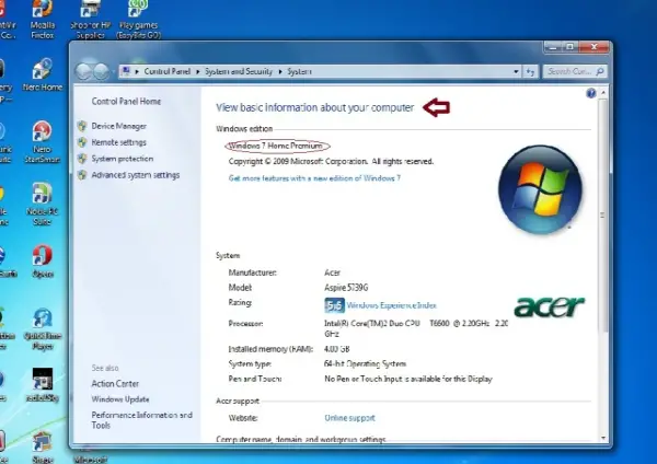 How to check the OS version and Service Pack of Windows 7
