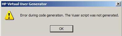 HP Virtual User Generator