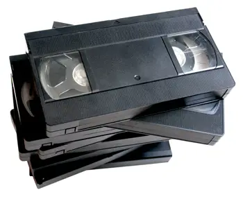 collection of classic movies in your VHS tapes