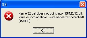 Kernel32 call does not point into KERNEL32.dll.