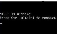 NTLDR error-NTLDR is missing -Press Ctrl+Alt+Del to restart