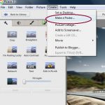 How to make poster using Picasa